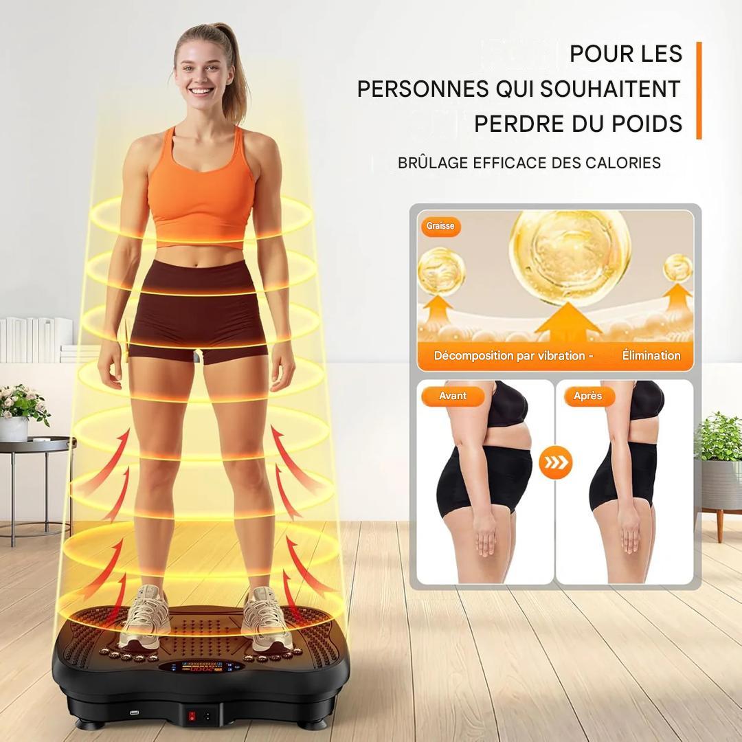 🔥 Plateforme Vibrante Fitness – Perds du ventre en 10 min/jour sans salle !