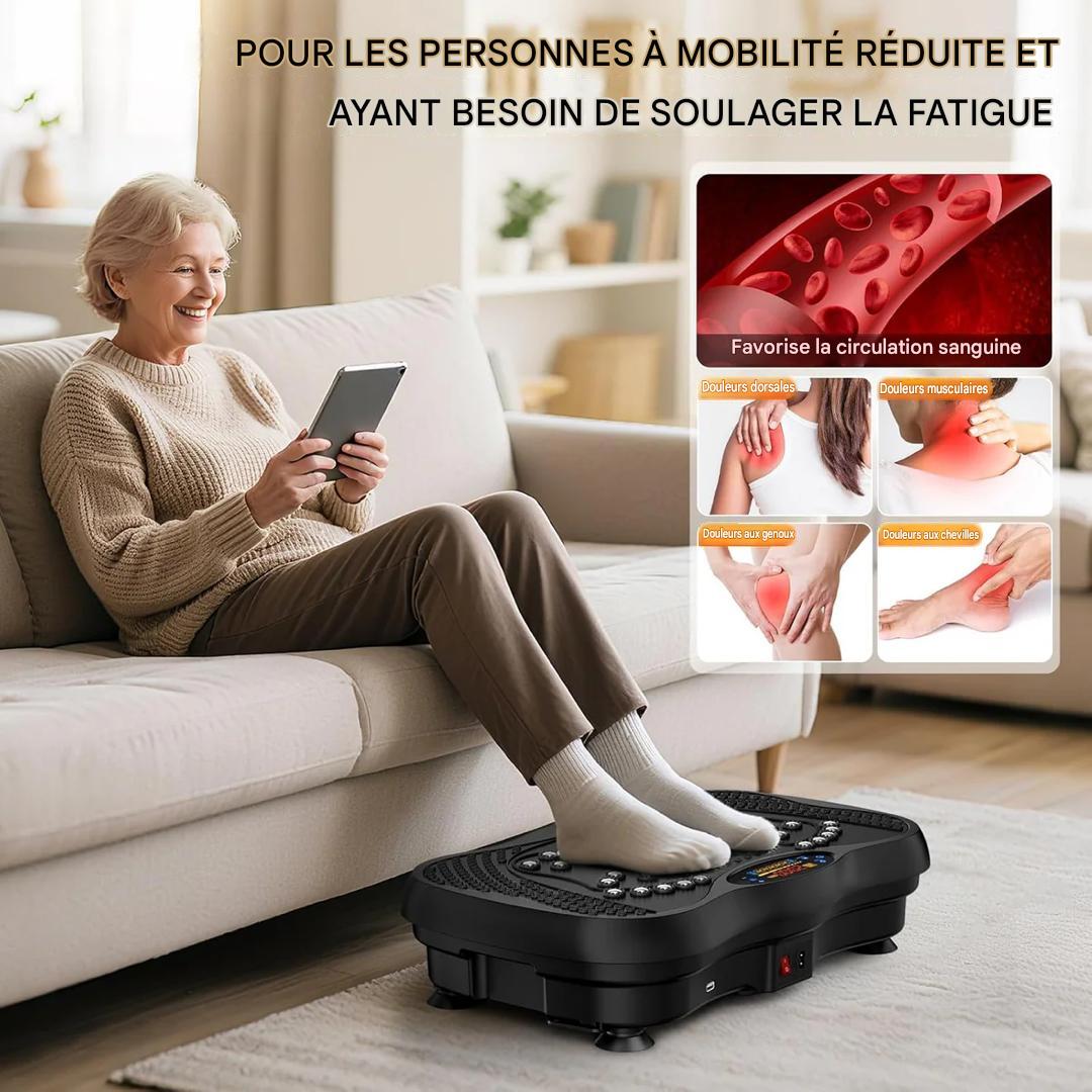 🔥 Plateforme Vibrante Fitness – Perds du ventre en 10 min/jour sans salle !